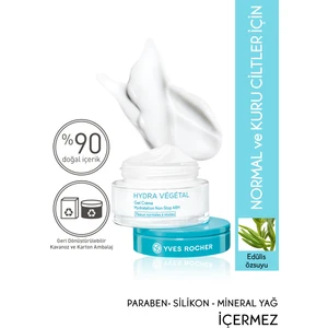 Yves Rocher Hydra Vegetal - 48 Saat Derinlemesine Nemlendiren Jel Krem - 50 ml