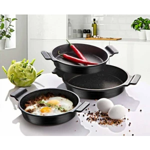 Döküm 3 Parça Sahan Set