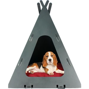 Ahşap Köpek Kulübesi Dekoratif Köpek Evi Çadır Model
