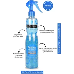 Saç Bakım Ürünü Kolajen İçerikli Fön Suyu 400 ml Parlaklık ve Yumuşaklık Sağlar