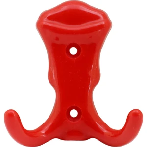 Mobilya Duvar Kapı Vestiyer Portmanto Askısı Dolap Elbise Askılığı Kırmızı Renk Plastik Askı askılık