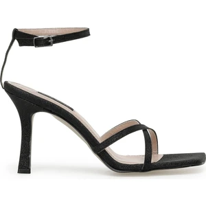 Nine West Neyyas 3fx Siyah Kadın Topuklu Sandalet