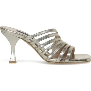 Nine West YEZZA 3FX Altın Kadın Topuklu Terlik