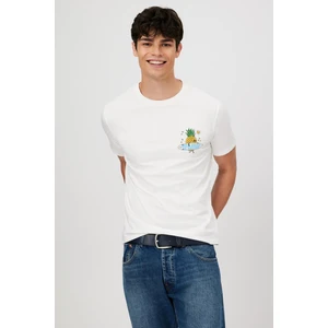 Ön Arka Baskılı Basıc Kısa Kol T-Shırt