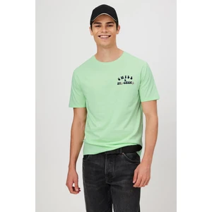 Ön Arka Baskılı Basıc Kısa Kol T-Shırt