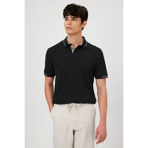 Polo Yaka Baskılı Kısa Kol T-Shırt