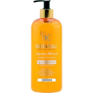 Röfleli Saçlar Için Keratin Şampuan 1000 ml Şampuan Tuzsuz ve Parabensiz