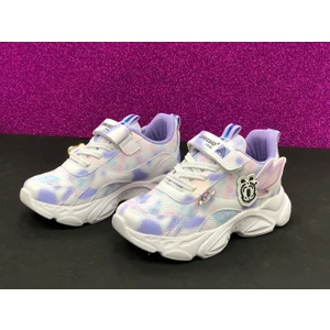KAFKASLAR AYAKKABI Kız Çocuk Kelebek Desenli Renkli Ortopedik Sneakers Spor Ayakkabı