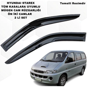 Hyundai Starex Mügen Cam Rüzgarlığı Tüm Kasalara Uyumlu Sağ - Sol Ön Iki Camlar 2 Li Set - Caraks