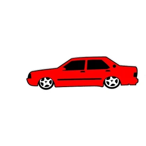 Basık Tofaş Şahin Sticker Kelebek Cam Oto Sticker