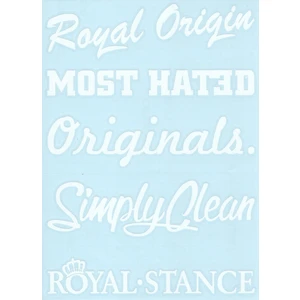 Arka Cam Yazısı - 5'li Sticker - Arka Cam Yazısı - 5'li Sticker Beyaz