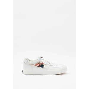 Harley Davidson 023M100380 Orlando White/tekstil Deri Erkek Sneaker