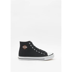 Harley Davidson 023M100382 Pittsburgh Plain Black Erkek Sneaker