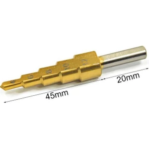 Paslanmaz Hss Kademeli Matkap Ucu Sac Delme Uç 4- 12 mm