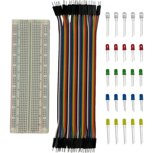 Elektronik Başlangıç Seti, Elektronik Malzemeler Breadboard, Jumper ve LED Seti