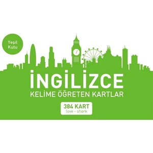 Mavi Kelebek Yayınları Ingilizce Kelime Öğreten Kartlar Yeşil Kutu (Love-Shark)
ingilizce Dil Kartları