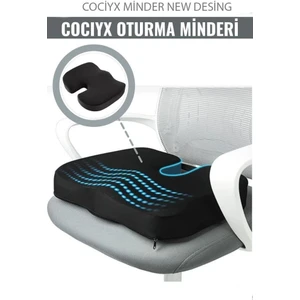 Visco Cocix Minder Ortopedik Oturma Minderi Koltuk Sandalye Minderi