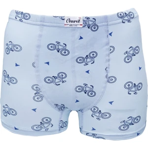 5'li Erkek Çocuk  Renkli Desenli Likralı Pamuk Boxer