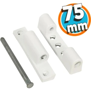 Pvc Plastik Pimapen Pencere Menteşesi 75 mm Beyaz Menteşe