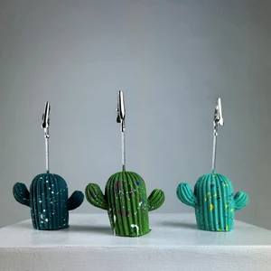 Oasis Decoration Yeşil Tonları Kaktüs Splash 3'lü Not Tutucu Set