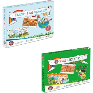2 Yaş ve 3 Yaş Dikkat Seti - Özlem Durhat (Ciltli)