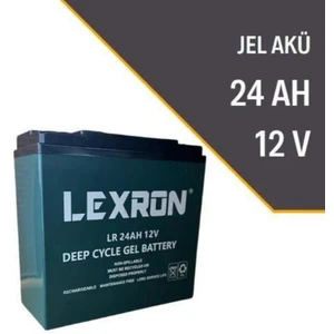 N&D Lighting Lexron 12 Volt 24AH Amper Solar Sistem ve Elektrikli Araç Jel Akü