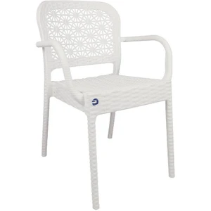 Ares Rattan Koltuk (4 Adet) Beyaz