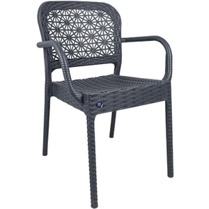 Ares Rattan Koltuk (4 Adet) Antrasit