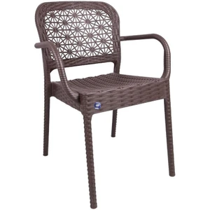 Ares Rattan Koltuk (4 Adet) Kahverengi