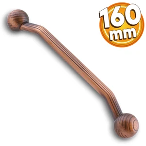 Topuz Mobilya Mutfak Dolabı Çekmece Dolap Kapak Kulpu Kulbu Antik Bakır 160 mm Metal Kulp