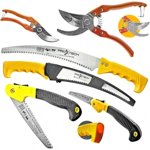 Teleskopik Saptakmalı 330 mm Testere 180 mm Katlanır Budama Testeresi Dal Budama Makası 3lü