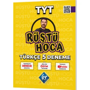 Kr Akademi Yayınları Rüştü Hoca TYT Türkçe 5 Deneme
