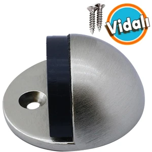 Kapı Stoperi Tamponu Vidalı Metal Kapı Stopu Çarpma Önleyici Saten