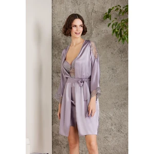 Pierre Cardin  Penye Gecelik Sabahlık Pijama Takım Şort Takım 6'lı Gelin Çeyiz Seti - 6000