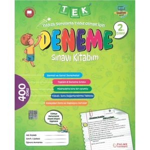 Palme Yayıncılık 2. Sınıf Tüm Dersler 8'li Deneme Sınavı 400 Soru