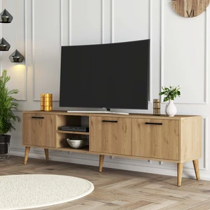 Exxen 180 cm (Ahşap Ayaklı) Tv Ünitesi Sepet Rengi 1587