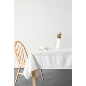 Açelya Leke Tutmaz Masa Örtüsü 160x220 - Ekru