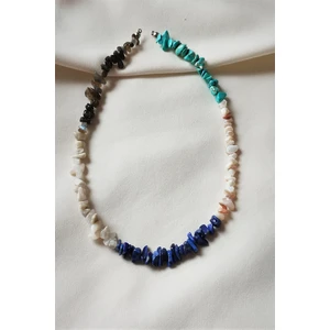 Bade Accessories Sertifikalı Yay Burcu Doğaltaş Kolye (Lapis Lazuli, Sedef, Turkuaz, Ay Taşı, Labradorit)