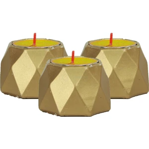 Mumluk Şamdan 3 Adet Tealight Uyumlu Poly 1 Küçük Model