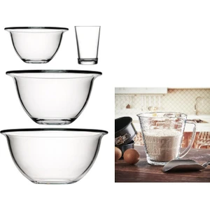 Arda Türkmen Hazırlık Kasesi - Hazırlık Seti Ölçü Kaplı Ölçekli 5'li