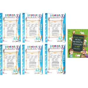 Ata Yayıncılık  3. Sınıf Neşeli Matematik+6'Lı Poşet Deneme