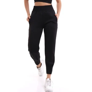 Kadın Jogger Eşofman Altı Scuba Dalgıç Yüksek Bel Likralı