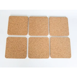 Mantar Bardak Altlığı Kare (9CMX9CM Kalınlık0.5cm) 6 Adet