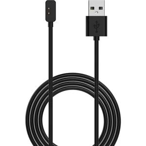 Xiaomi Redmi Watch 3 | Band 7 Pro | Redmi Watch 2 Lite Akıllı Saat Manyetik Şarj Kablosu Siyah 55cm