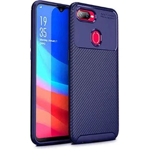 Smart Tech Oppo RX17 Neo Karbon Desenli Negro Silikon Kılıf