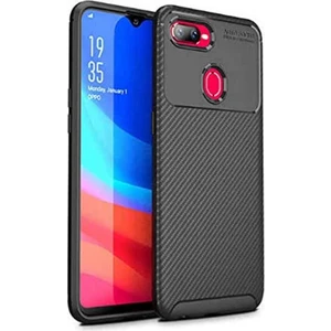 Smart Tech Oppo RX17 Neo Karbon Desenli Negro Silikon Kılıf