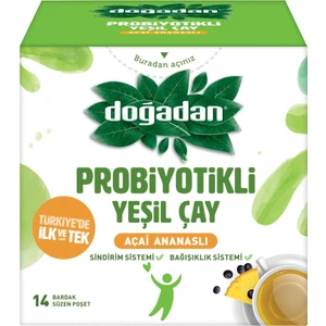 Probiyotikli Yeşil Çay Açai Ananaslı 14'lü