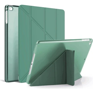 iPad 10.nesil 10.9" (A2696-A2757) Uyumlu Kılıf 3 Farklı Stand Kalemlikli Tri Folding Tablet Kılıfı