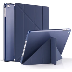 iPad 10.nesil 10.9" (A2696-A2757) Uyumlu Kılıf 3 Farklı Stand Kalemlikli Tri Folding Tablet Kılıfı