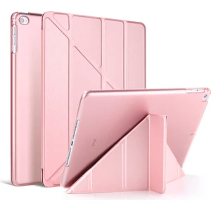 iPad 10.nesil 10.9" (A2696-A2757) Uyumlu Kılıf 3 Farklı Stand Kalemlikli Tri Folding Tablet Kılıfı